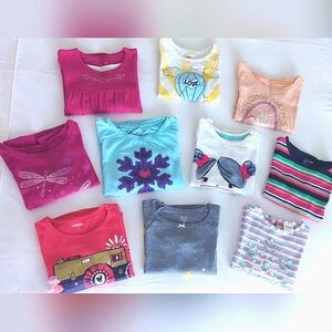 10 long sleeve shirts - Size 3T